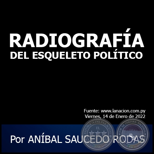 RADIOGRAFÍA DEL ESQUELETO POLÍTICO - Por ANÍBAL SAUCEDO RODAS - Viernes, 14 de Enero de 2022